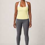 Annalise | Niskaan solmittava bandeau, kiertotoppi ja shortsit
