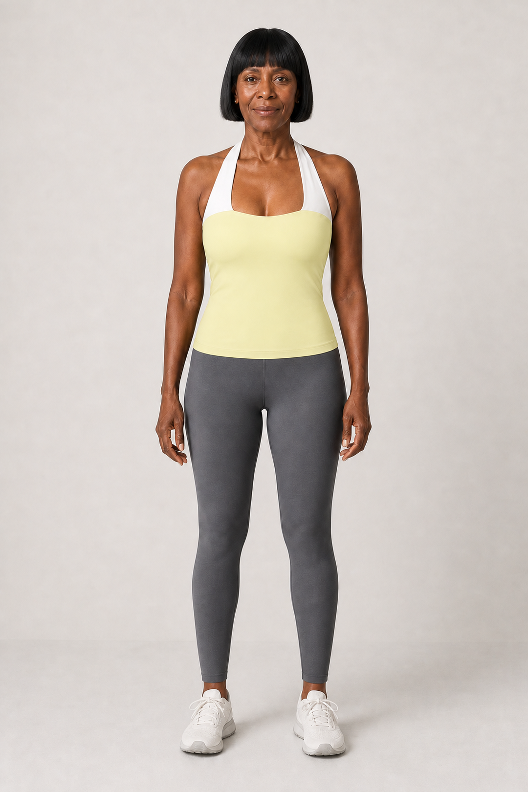 Annalise | Niskaan solmittava bandeau, kiertotoppi ja shortsit