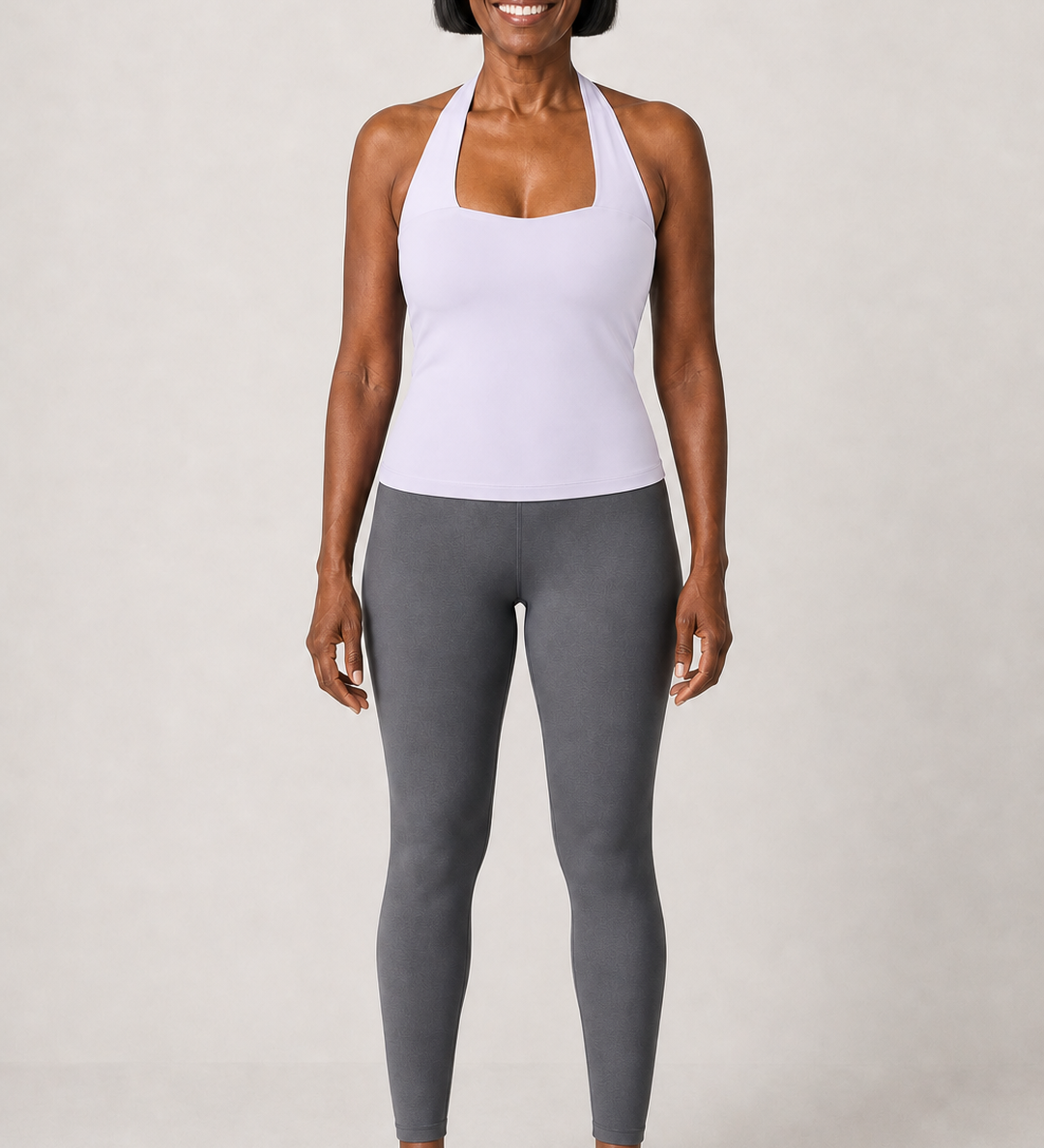 Annalise | Niskaan solmittava bandeau, kiertotoppi ja shortsit