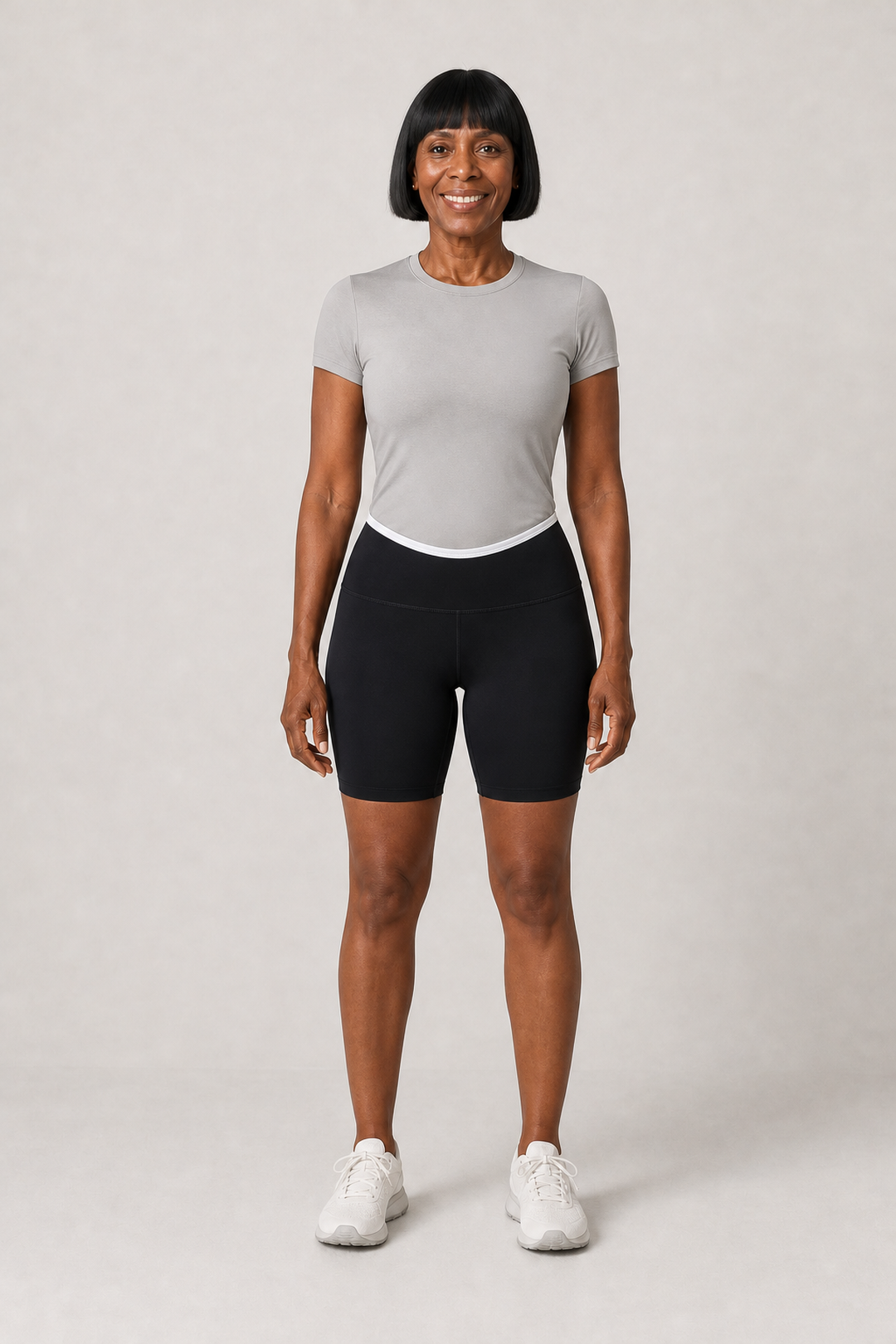 Annalise | Niskaan solmittava bandeau, kiertotoppi ja shortsit