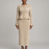 Magnolia | Kimaltava peplum-kaksiosainen kristalliyksityiskohdin
