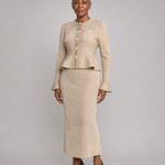 Magnolia | Kimaltava peplum-kaksiosainen kristalliyksityiskohdin