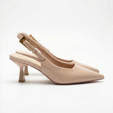 Pearline | Matalat lakatut slingback-avokkaat