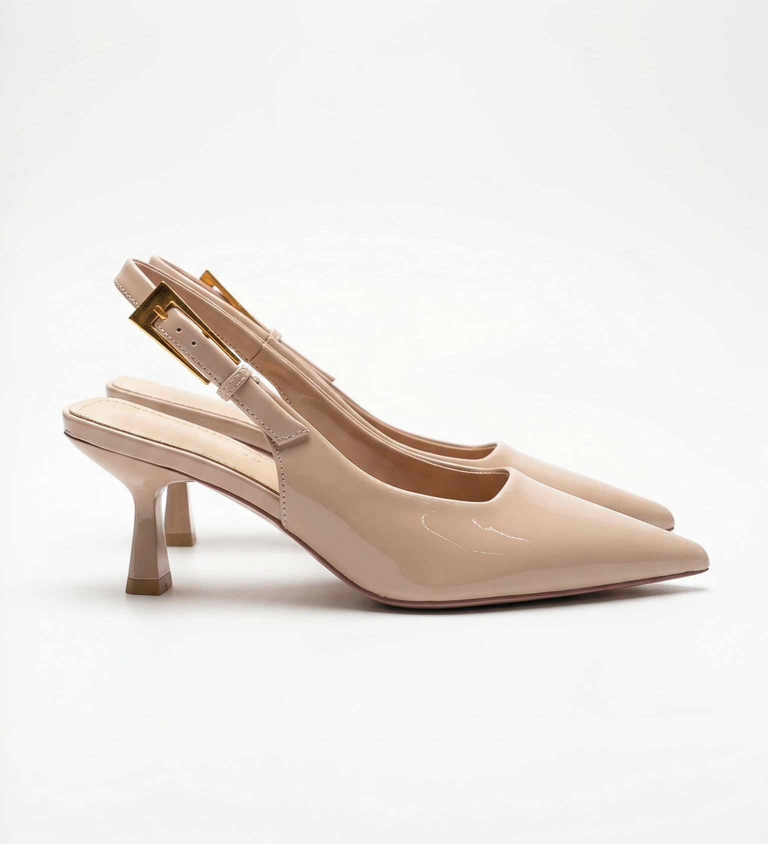 Pearline | Matalat lakatut slingback-avokkaat