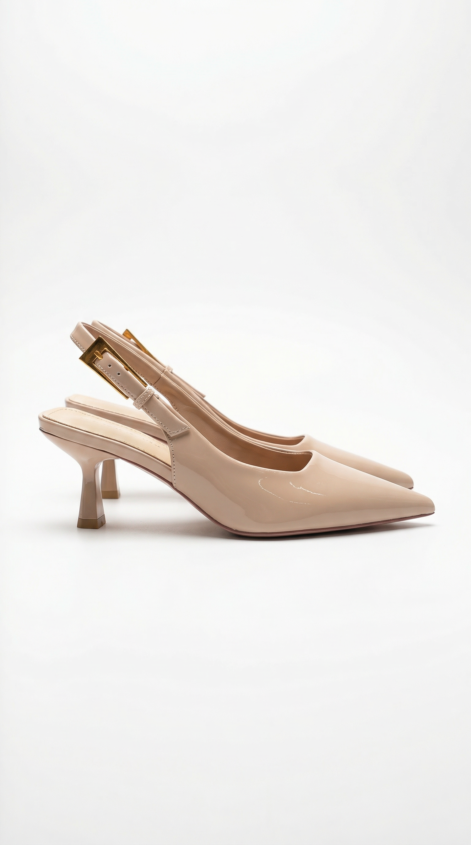 Pearline | Matalat lakatut slingback-avokkaat