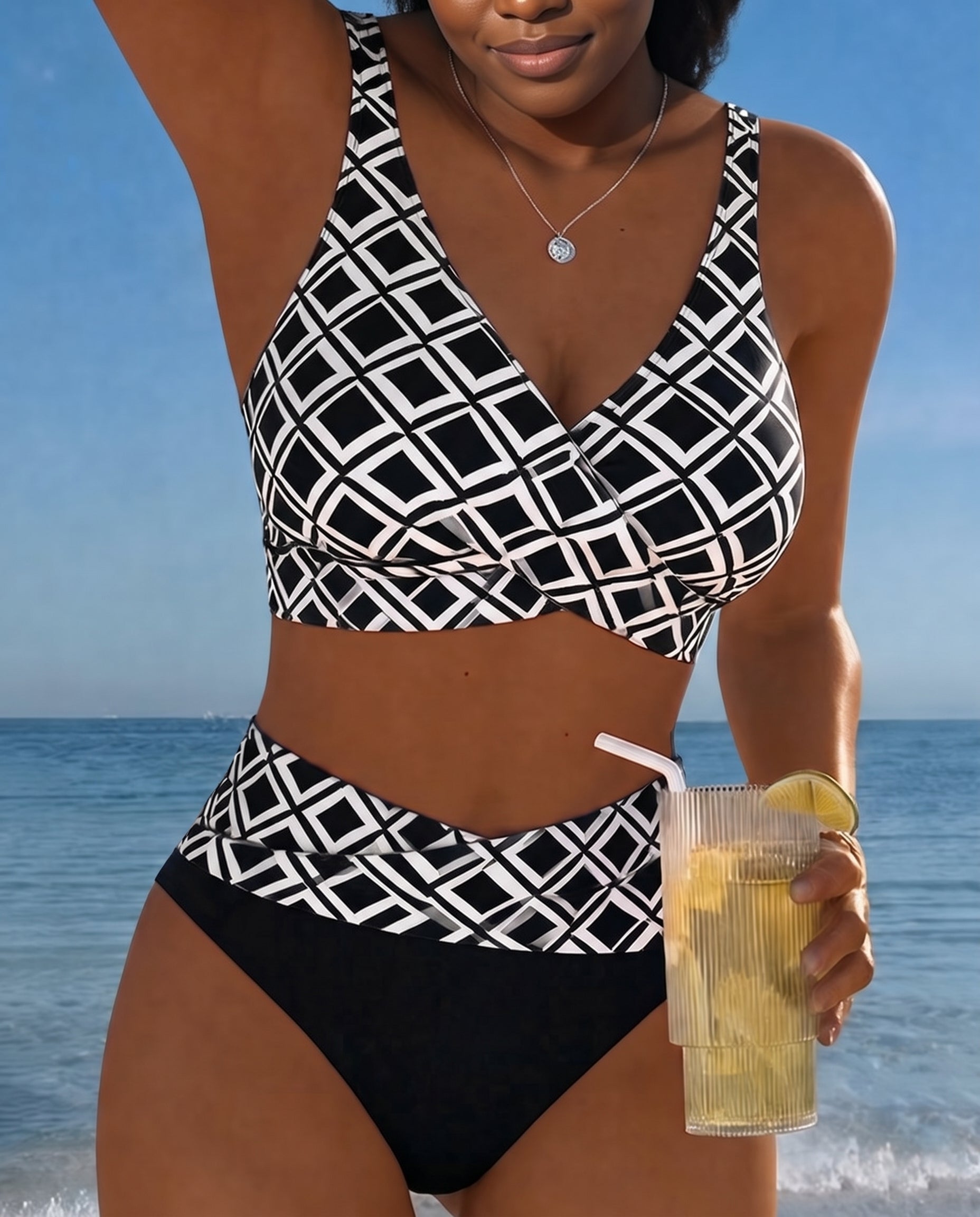 Naomi | Timanttikuvioinen bikini