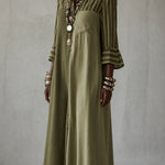 Seraphine | Vintage-henkinen kirjailtu maksimekko