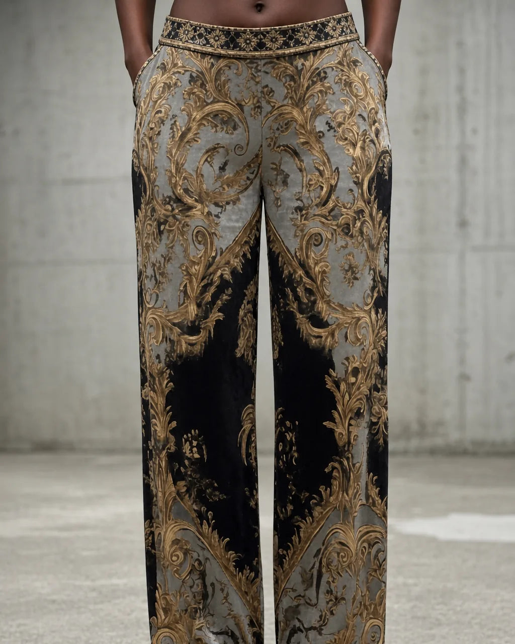 Vionnet | Vintage-henkinen kirjailtu pellavasetti