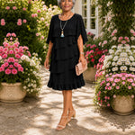 Latoya | Elegantti mukava röyhelömekko