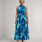 Sylin | Rypytetty niskanauhallinen midimekko