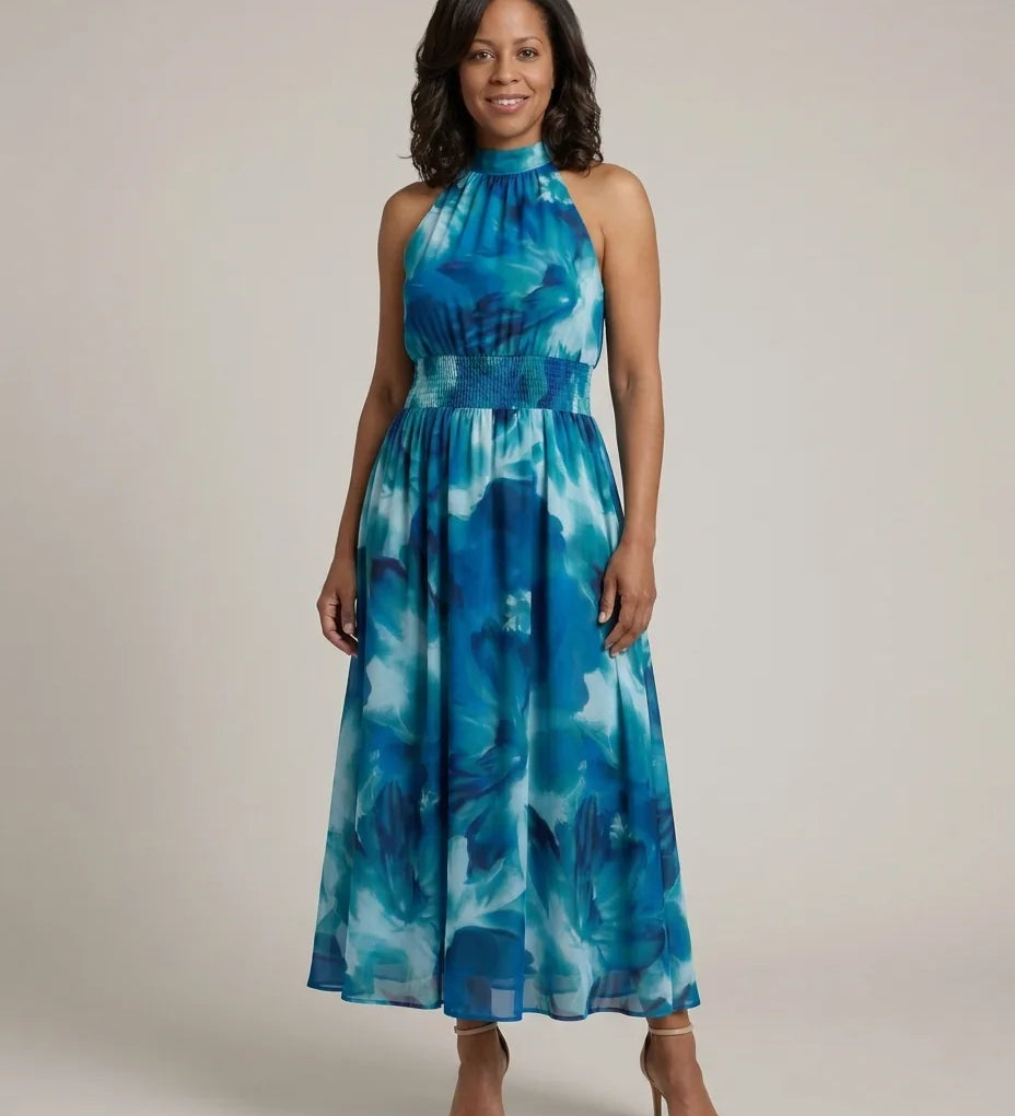 Willow | Rypytetty niskanauhallinen midimekko