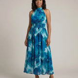 Willow | Rypytetty niskanauhallinen midimekko