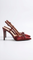 Valora | Satiiniset slingback-avokkaat rusetilla