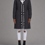 Judith | Hupullinen midiparka kiristysnyörillä