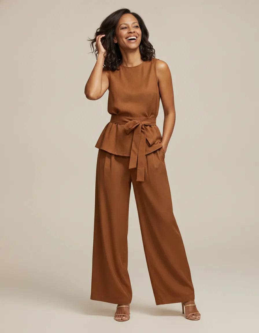 Camila | Solmittava peplum-setti