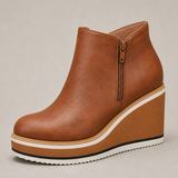 Constance | Kiilakorkoiset nilkkurit sivuvetoketjulla