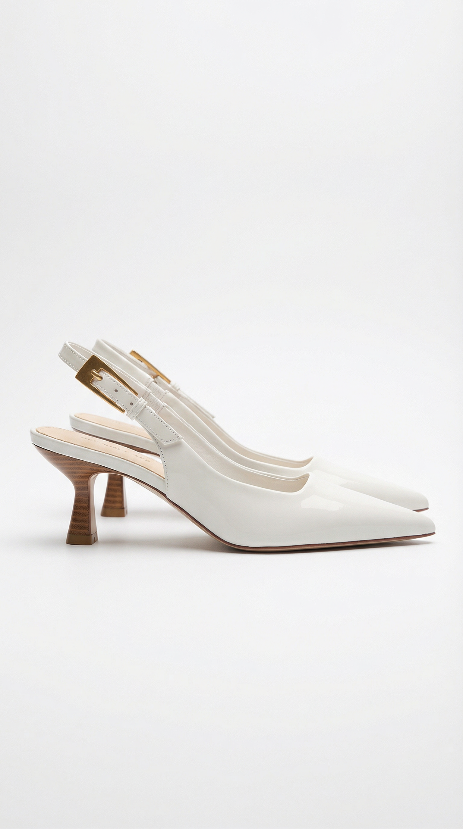Pearline | Matalat lakatut slingback-avokkaat