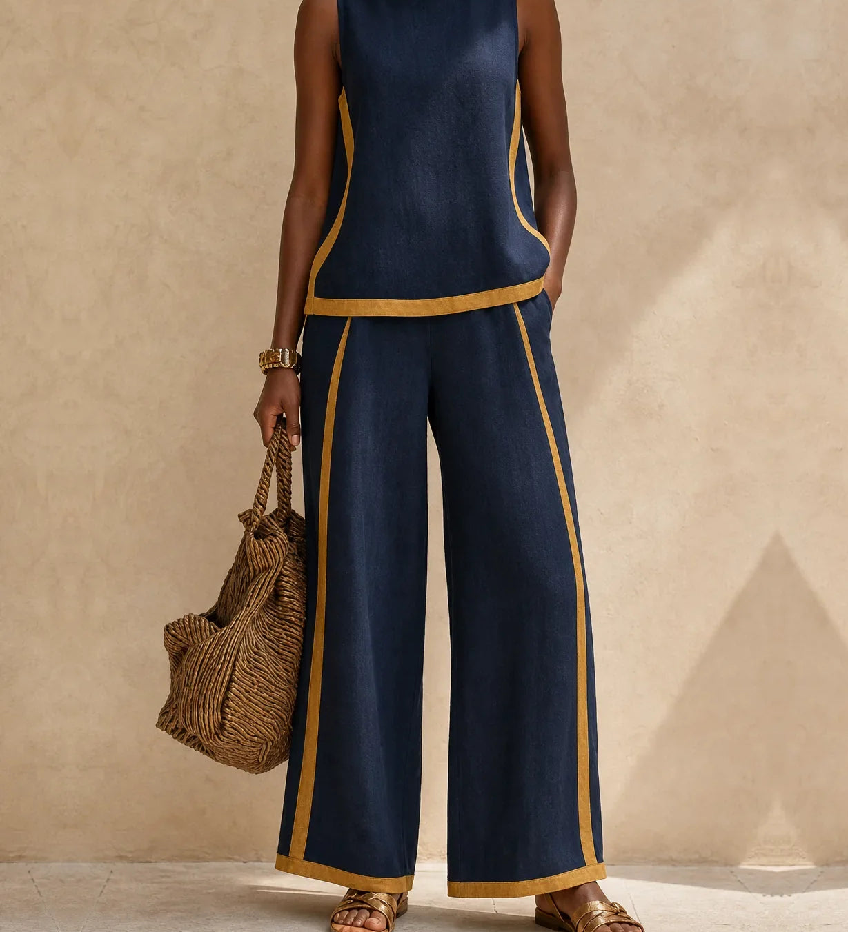 Renata | Hihaton sivuraidallinen maksimekko