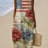 Eleanor | Hihaton kuviollinen midimekko