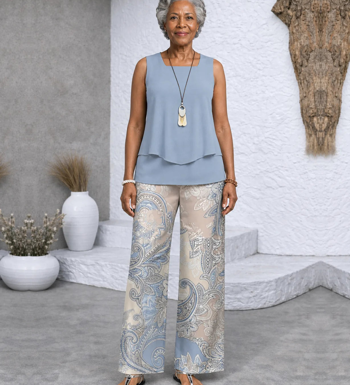 Nia | Merellinen paisley-asu