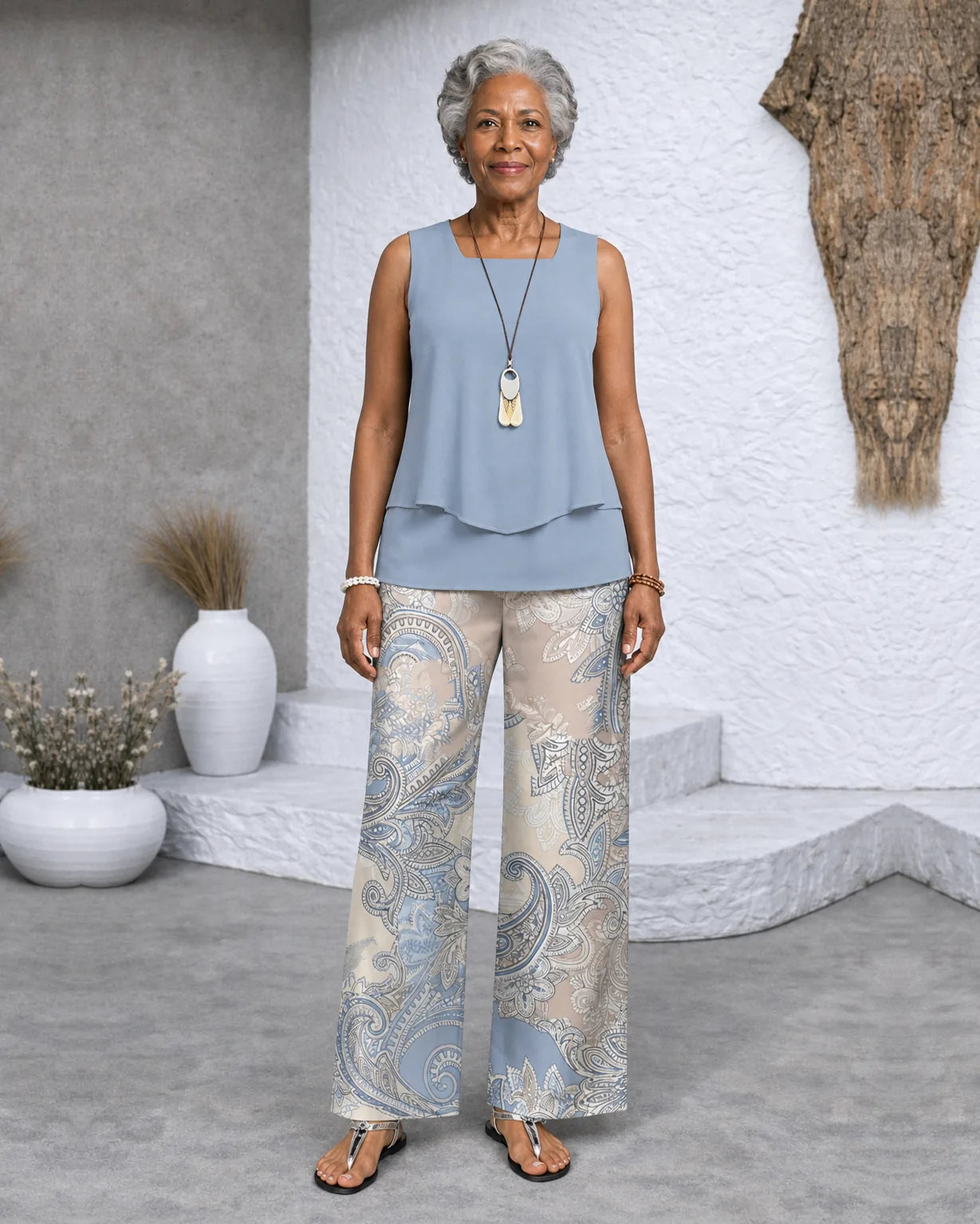 Nia | Merellinen paisley-asu