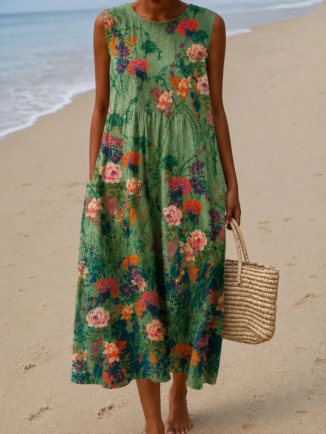 Savannah | Hihaton kuviollinen midimekko