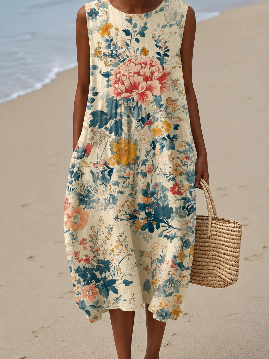 Claire | Hihaton kuviollinen midimekko