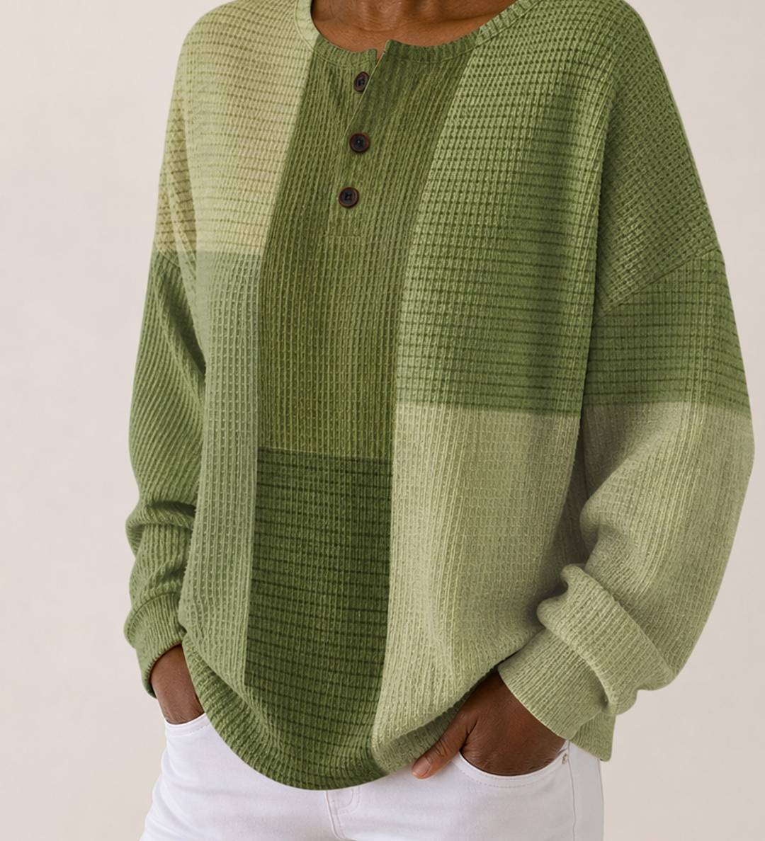 Diane | Vohvelipintainen henley-paita