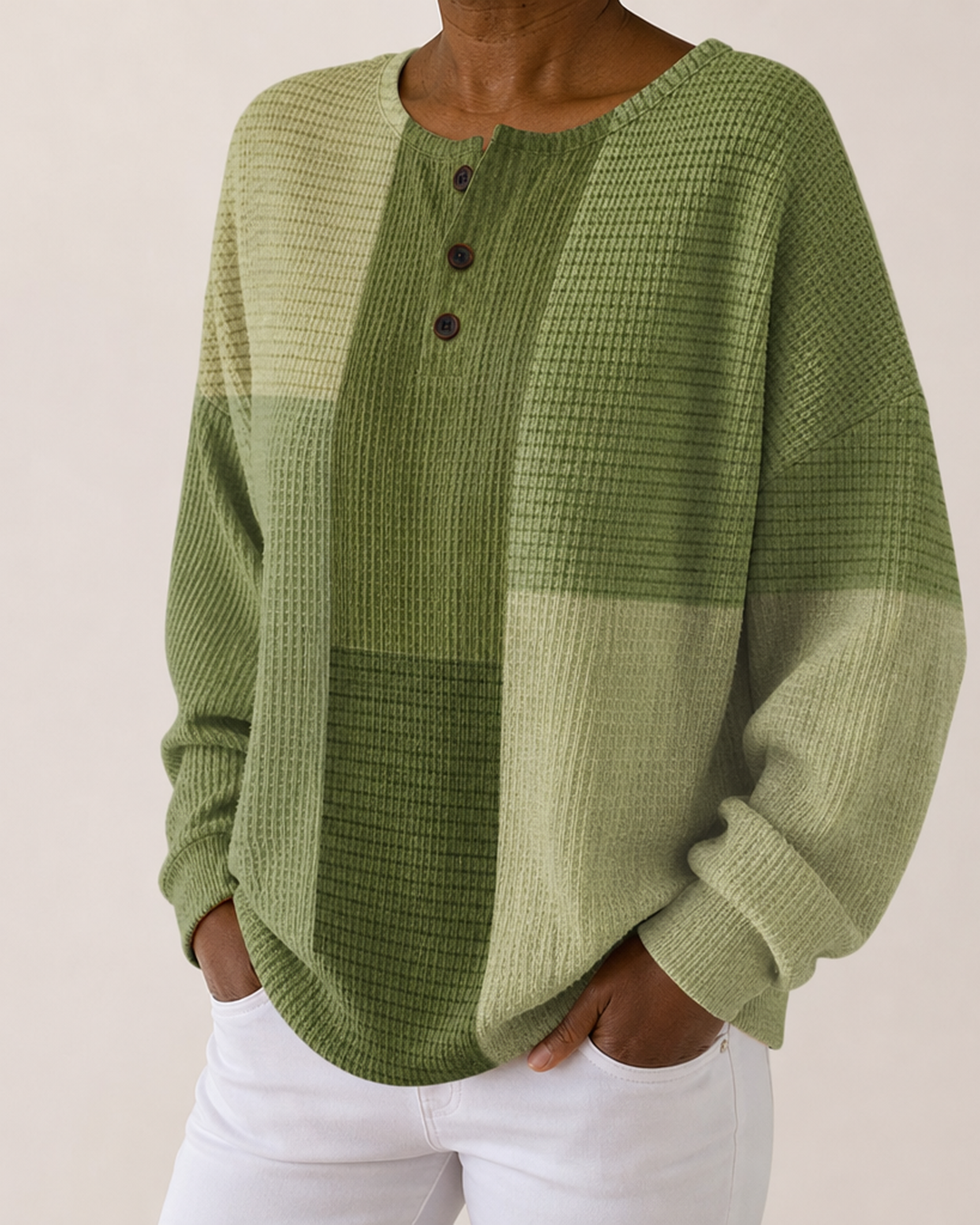 Diane | Vohvelipintainen henley-paita