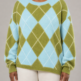 Jessica | Villa-kashmir-silkki argyle-takki