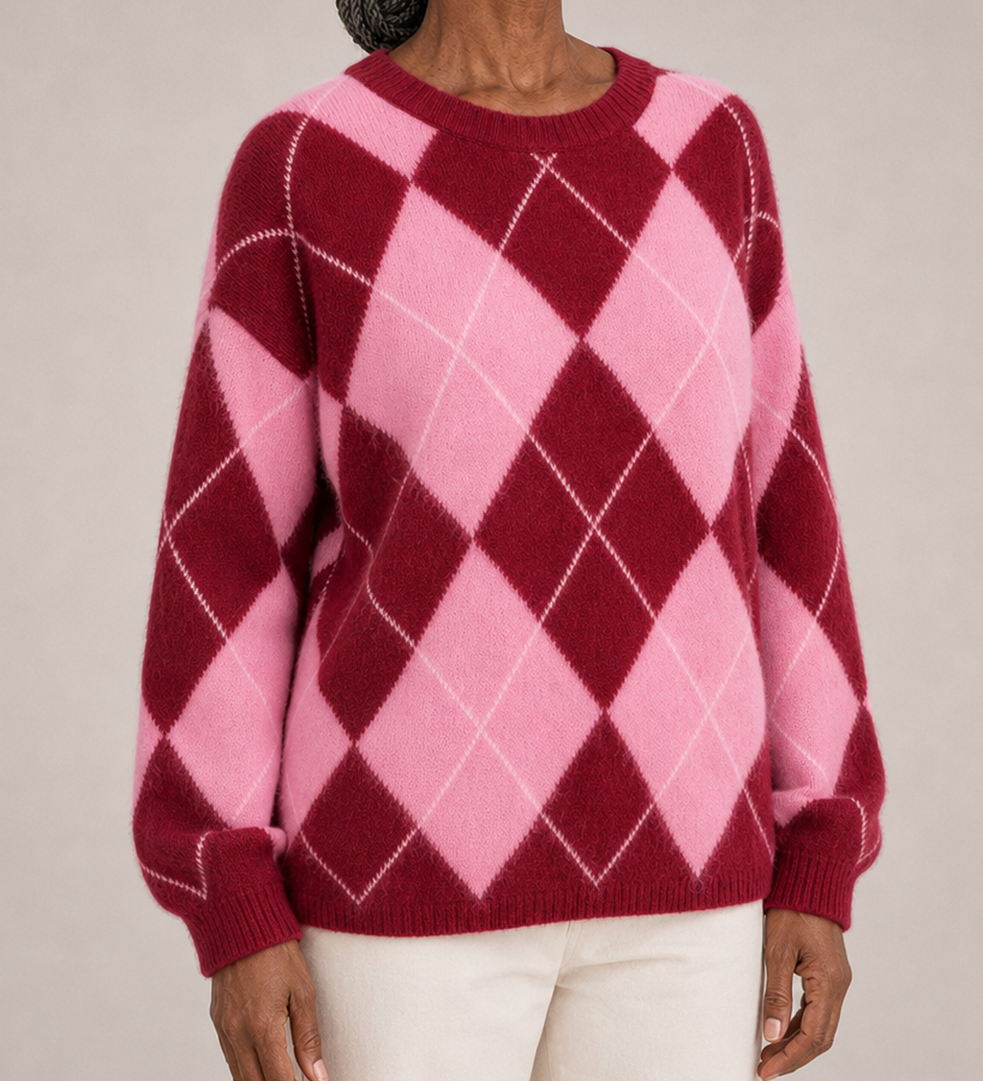 Jessica | Villa-kashmir-silkki argyle-takki