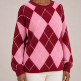 Jessica | Villa-kashmir-silkki argyle-takki