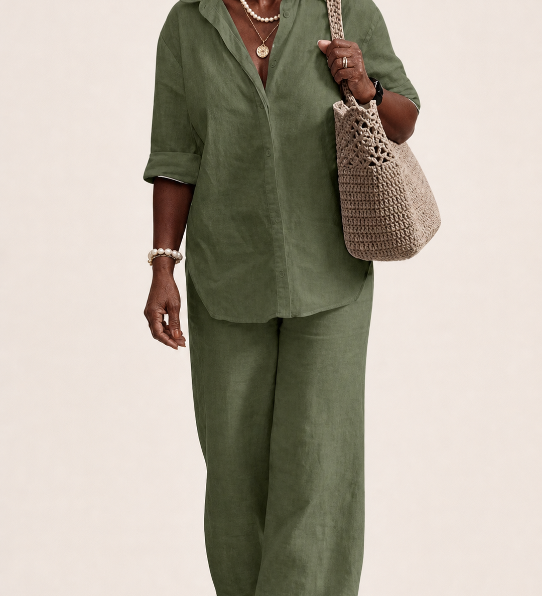 Kehinde | Elegantti rento kaksiosainen asu