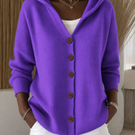 Darienne | Hupullinen napitettava neuletakki