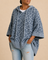 Emilia | Eläinkuvioinen neulottu hupullinen poncho