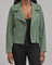 Claudia | Vetoketjullinen biker-takki