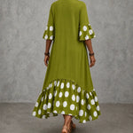 Kelechi | Pilkullinen mekko kauluksella