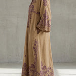 Ondine | Vintage-henkinen kirjailtu kaftaanimekko
