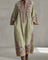 Ondine | Vintage-henkinen kirjailtu kaftaanimekko