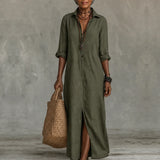 Rhea | Napitettu paitamaksimekko