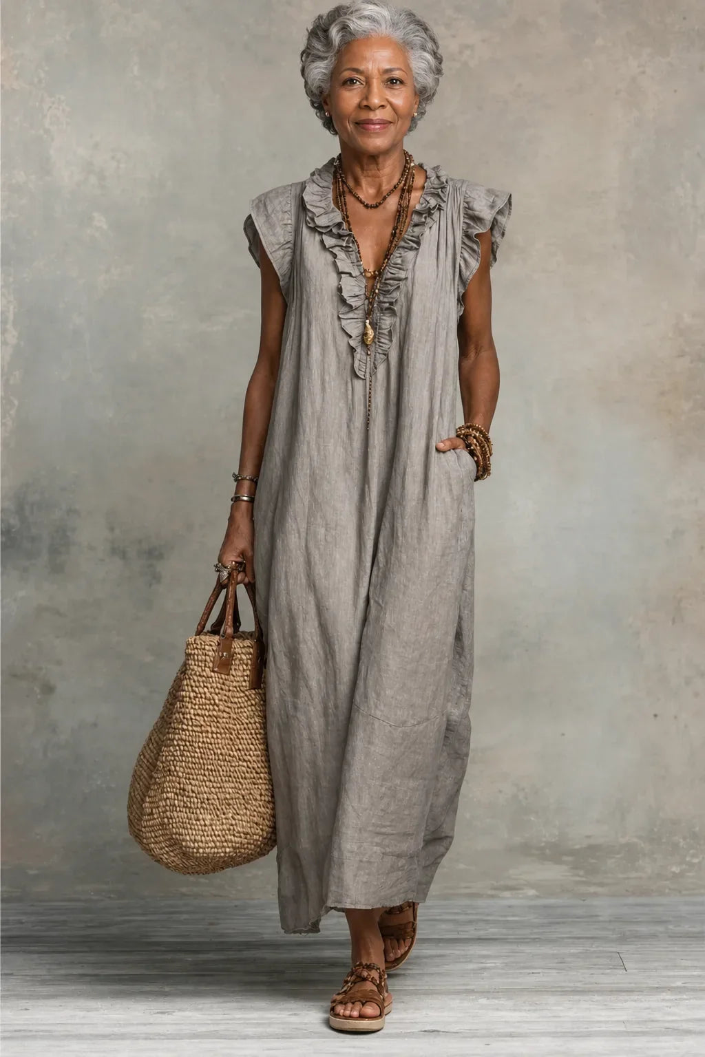 Saoirse | Painoton boho-maksimekko