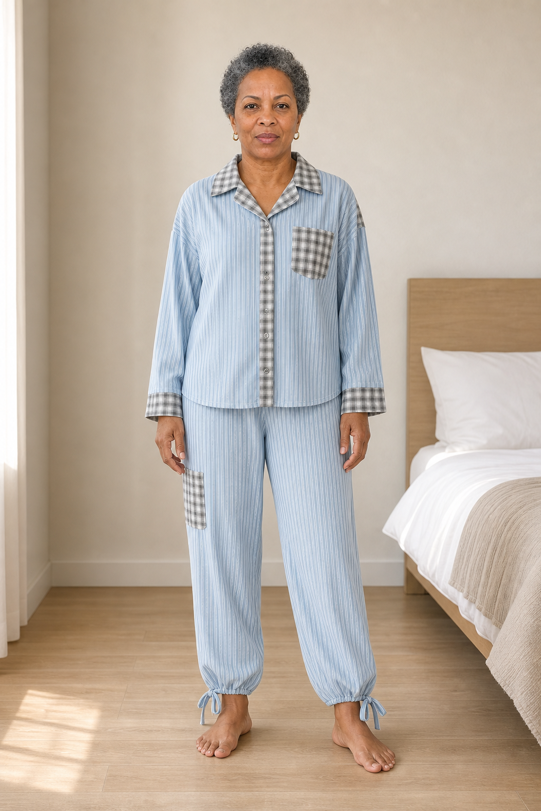 Harriet | Raidallinen pyjamasetti