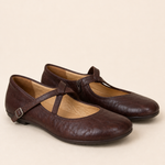 Lena | Pyöreäkärkinen retro Mary Jane -loafer