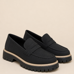 Dot | Harjattu paksupohjainen platform-loafer