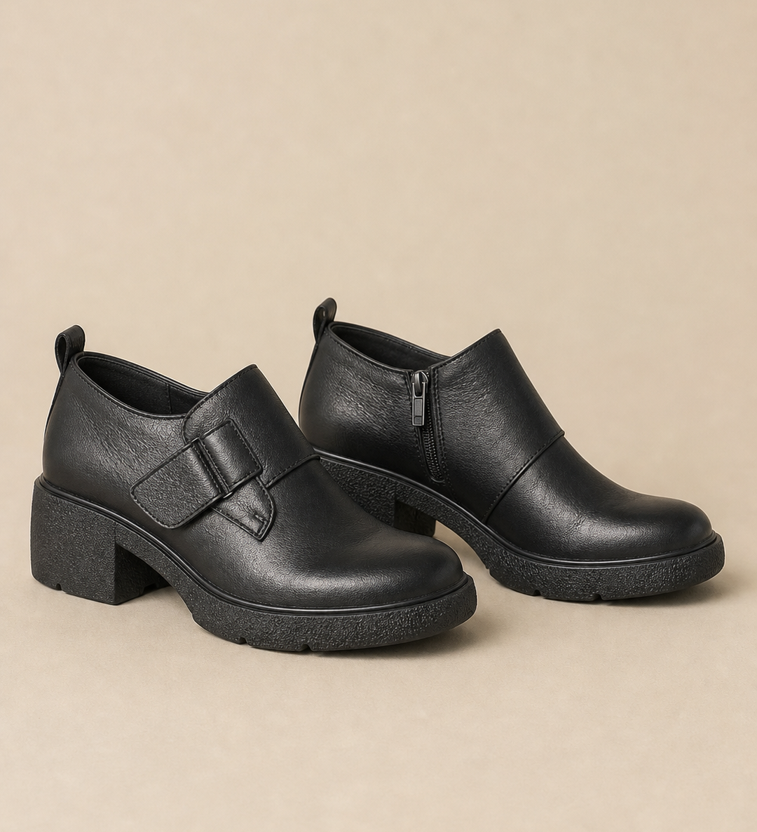 Rhoda | Erittäin pehmeä remmillinen platform-loafer