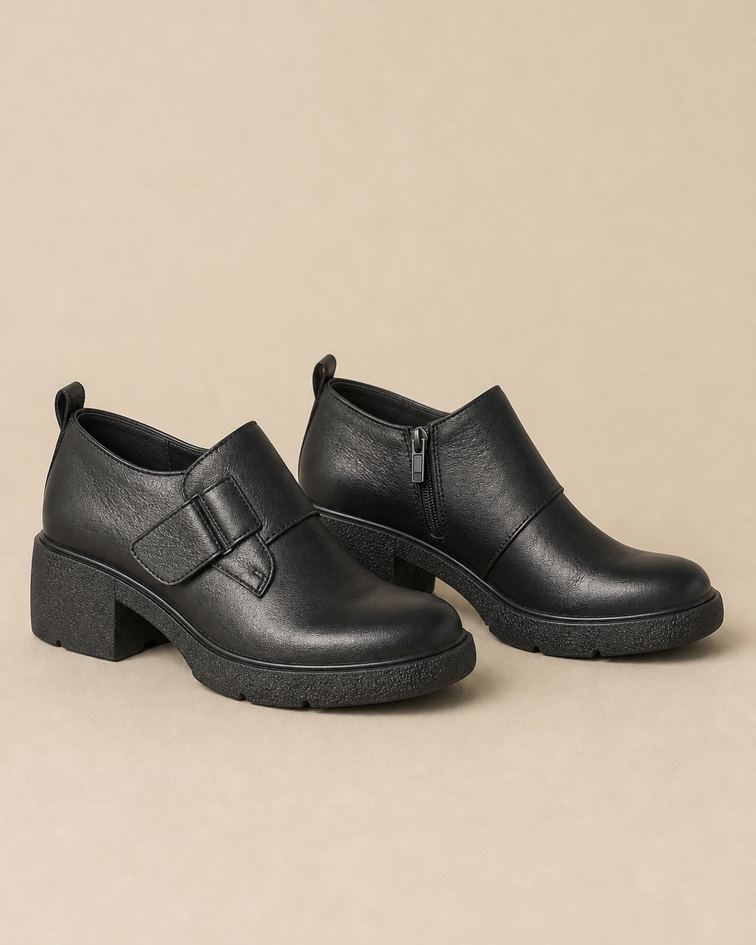 Rhoda | Erittäin pehmeä remmillinen platform-loafer