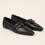 Louvenia | Brogue-ballerinat kahdella remmillä