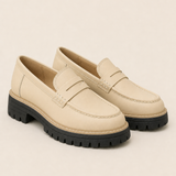 Dot | Harjattu paksupohjainen platform-loafer