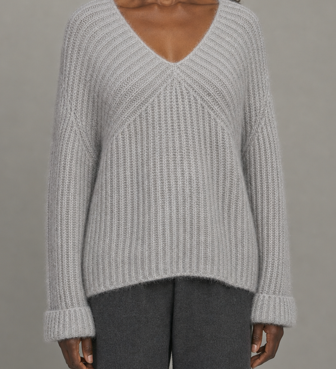 Adeline | Rento hupullinen neuletakki