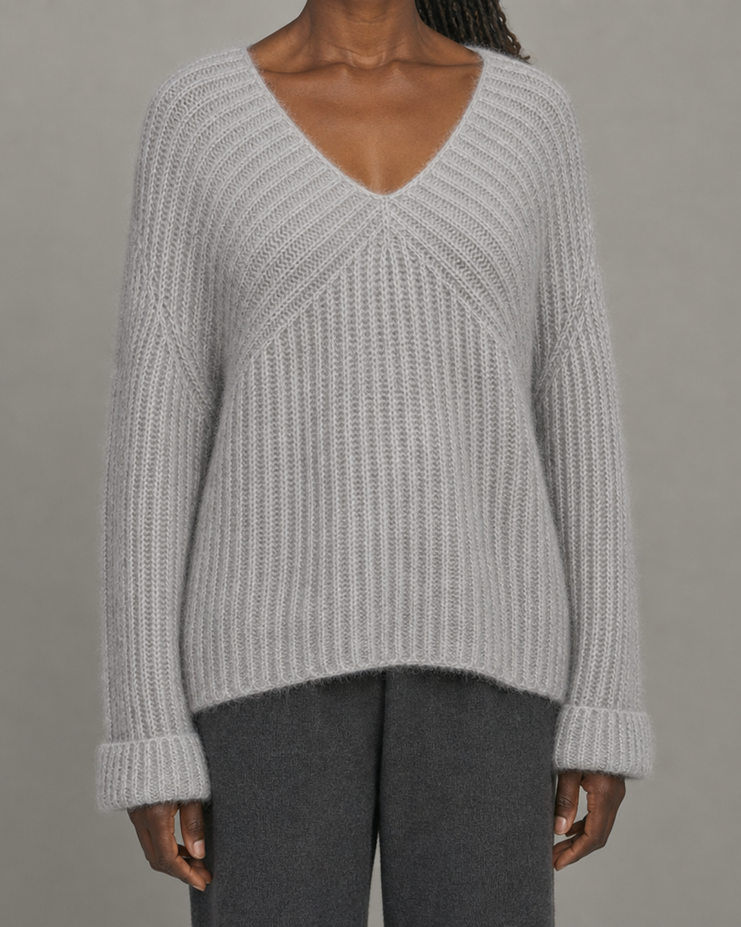 Adeline | Rento hupullinen neuletakki